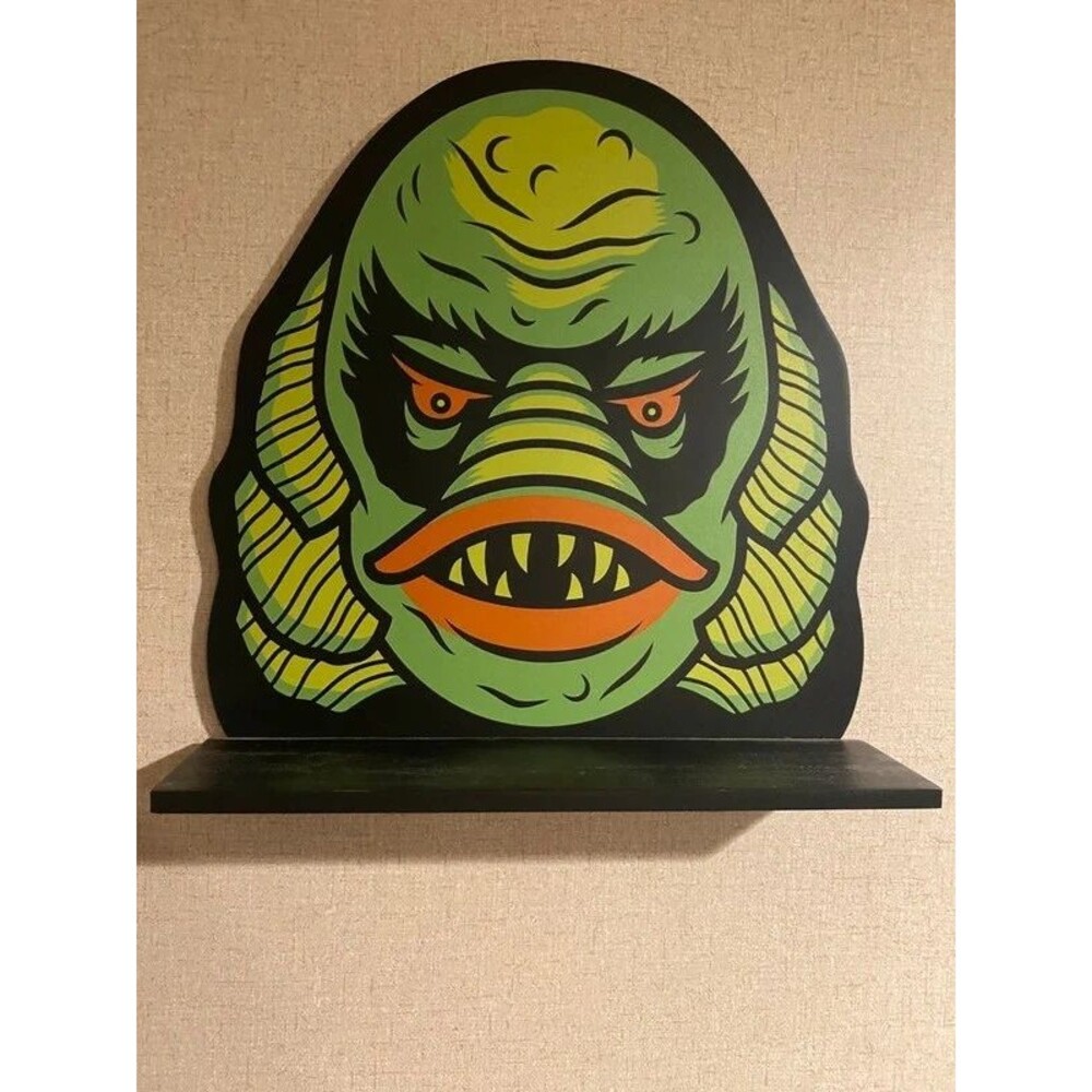 Creature from the black lagoon wall shelf